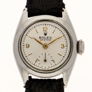 ROLEX Watches 4360 Stainless Steel/leather Hand Winding